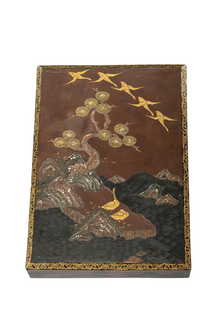 Y ‡ A suzuribako [writing box], Edo period (1 of 2)