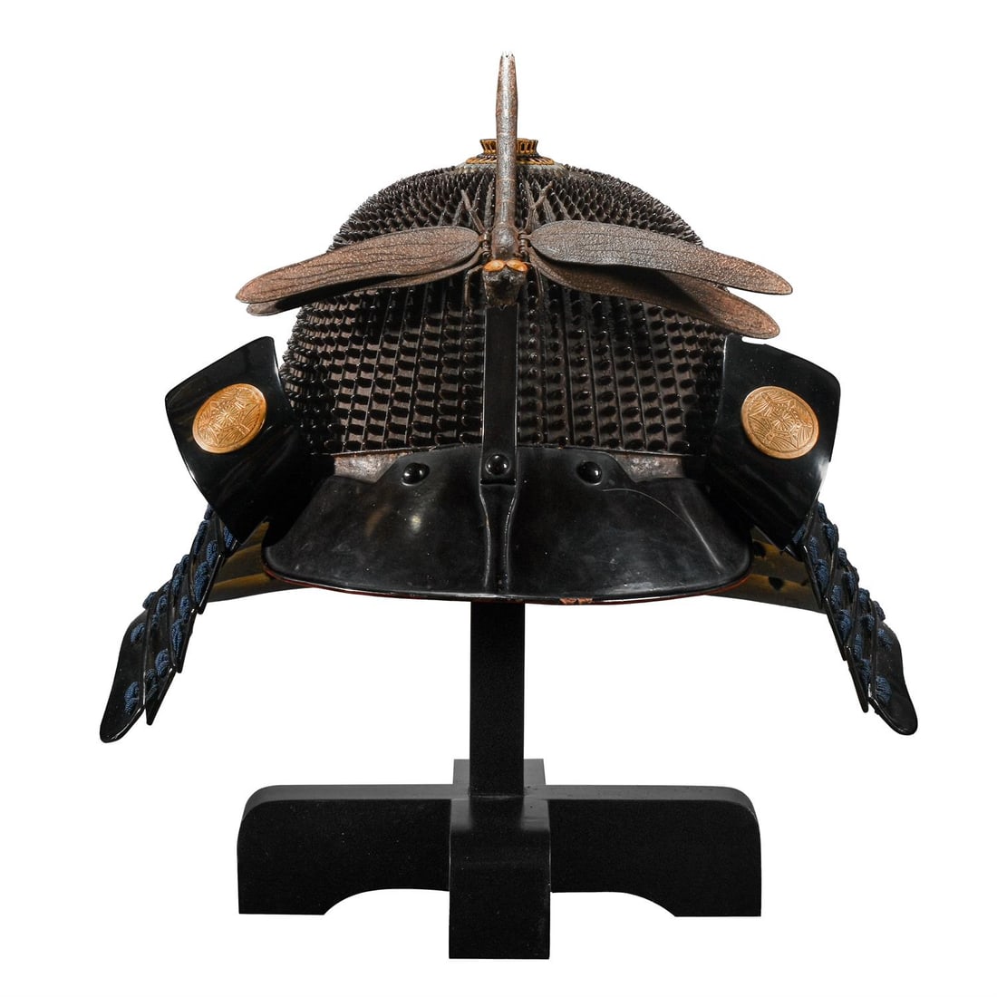 A koboshi-bachi [helmet with standing rivets], Edo period: The Property of an English GentlemanA koboshi-bachi [helmet with standing rivets] Signed Joshu ju Saotome Iehisa saku (made by Saotome Iehisa, a resident of Hitachi Province) Edo period, 17th century