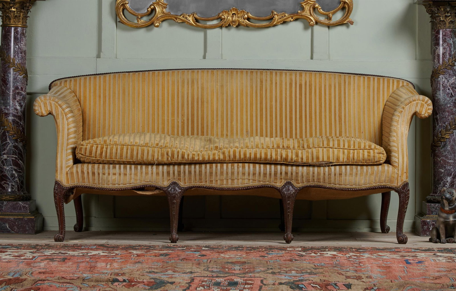 A GEORGE III MAHOGANY SOFA, IN THE MANNER OF JOHN COBB, CIRCA 1770 (1 of 4)