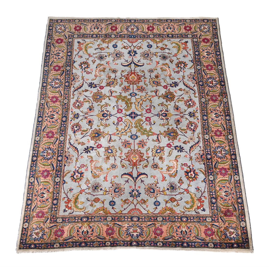 A TABRIZ CARPET, CIRCA 1920 (1 of 3)