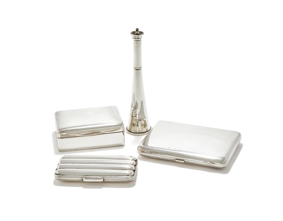 A VICTORIAN SILVER CIGAR CASE (1 of 1)