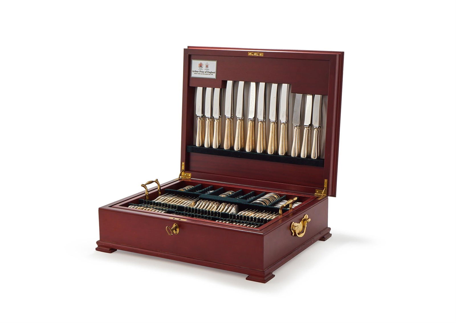 A SILVER OLD ENGLISH PATTERN TABLE SERVICE FOR TWELVE PLACE SETTINGS (1 of 5)