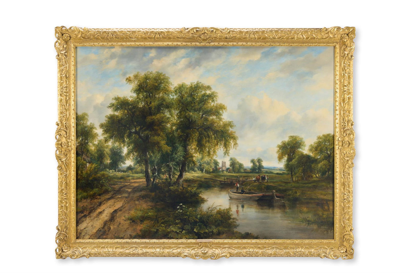 FREDERICK WATERS WATTS (BRITISH 1800-1870), DEDHAM VALE (1 of 2)