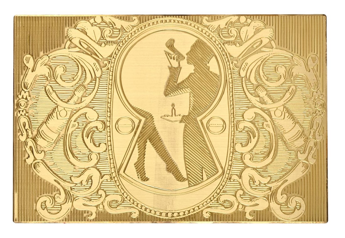 CHRISTIAN LOUBOUTIN, FOUR RED CHAMPAGNE CRYSTAL STILETTO FLUTES, CONTEMPORARY - 4