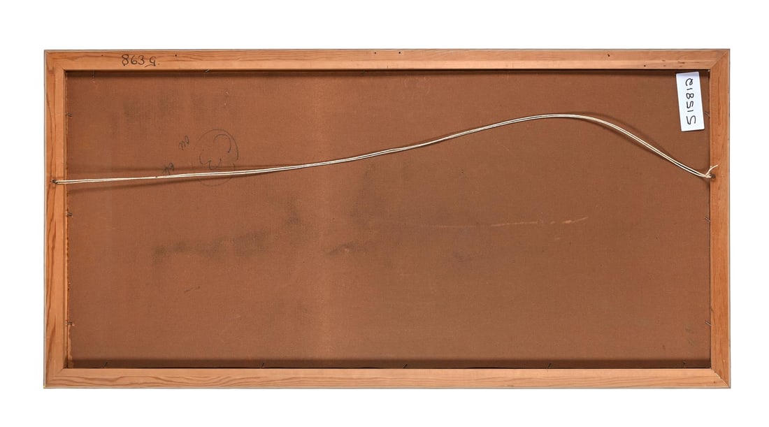 λ DEBORAH JONES (BRITISH 1921-2012), STILL LIFE OF GLASS VESSELS ON A SHELF - 3