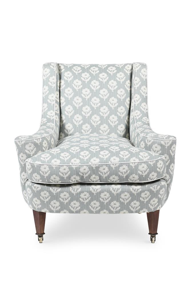 A HOWARD & SONS DREYFUS ARMCHAIR, OF RECENT MANUFACTURE - 2