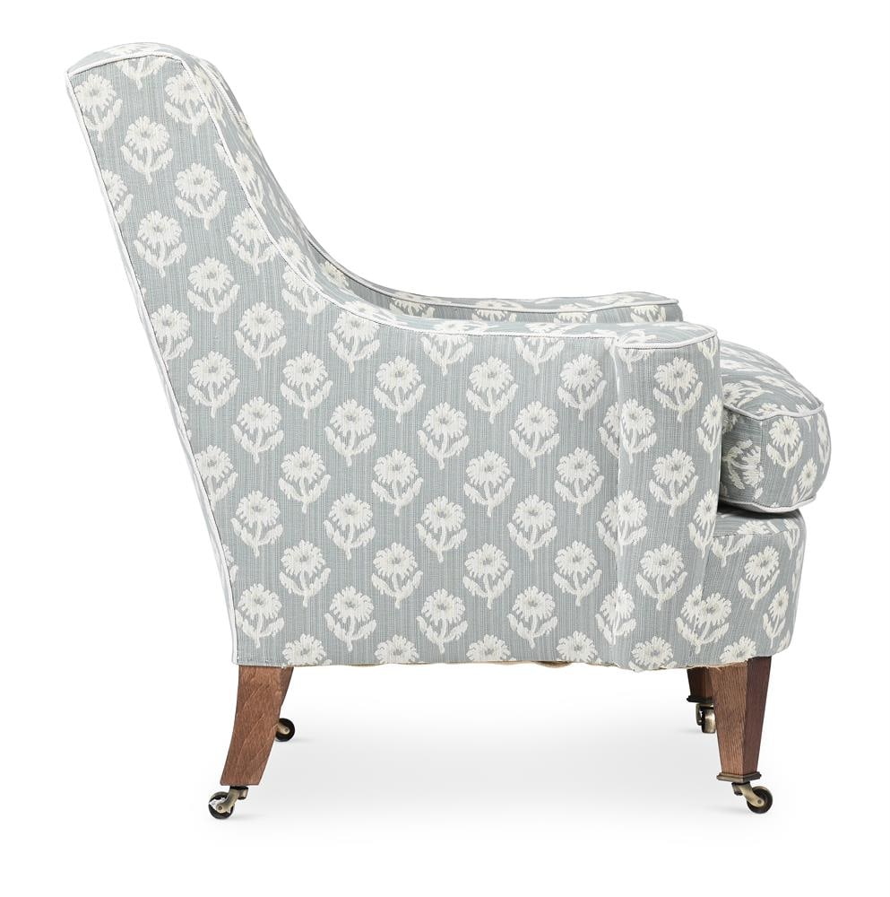 A HOWARD & SONS DREYFUS ARMCHAIR, OF RECENT MANUFACTURE - 3
