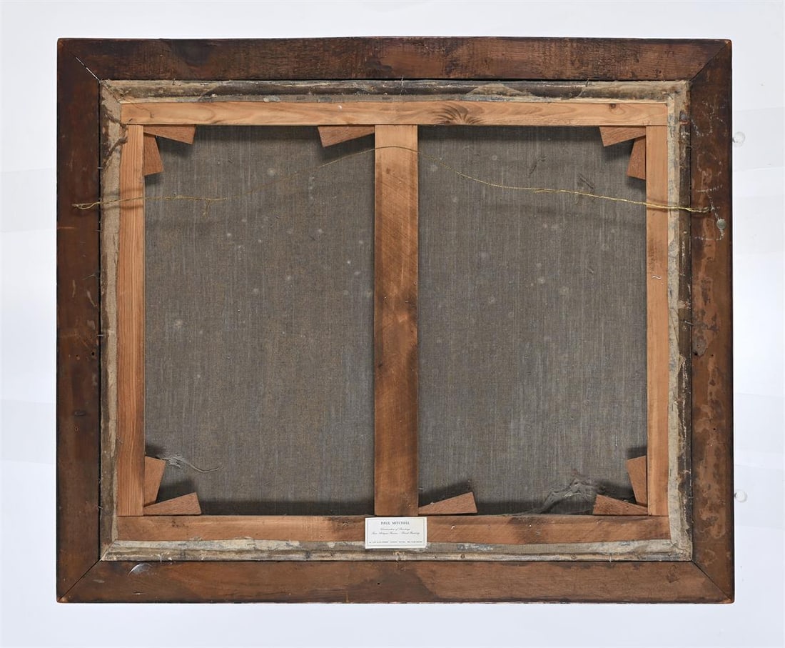 J. FARRIS (BRITISH 19TH CENTURY), HAYCART AND CHILDREN BY A DUCK POND - 2