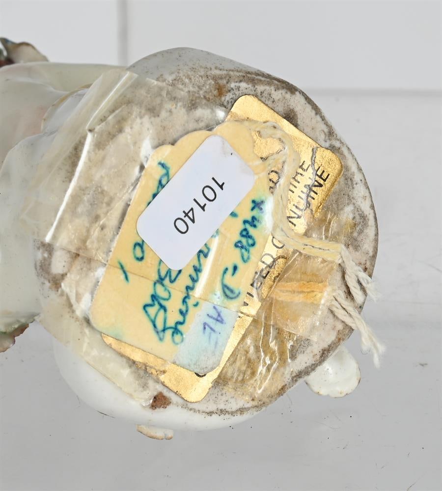 A BOW PORCELAIN MODEL OF A PUTTO, MID 18TH CENTURY - 3