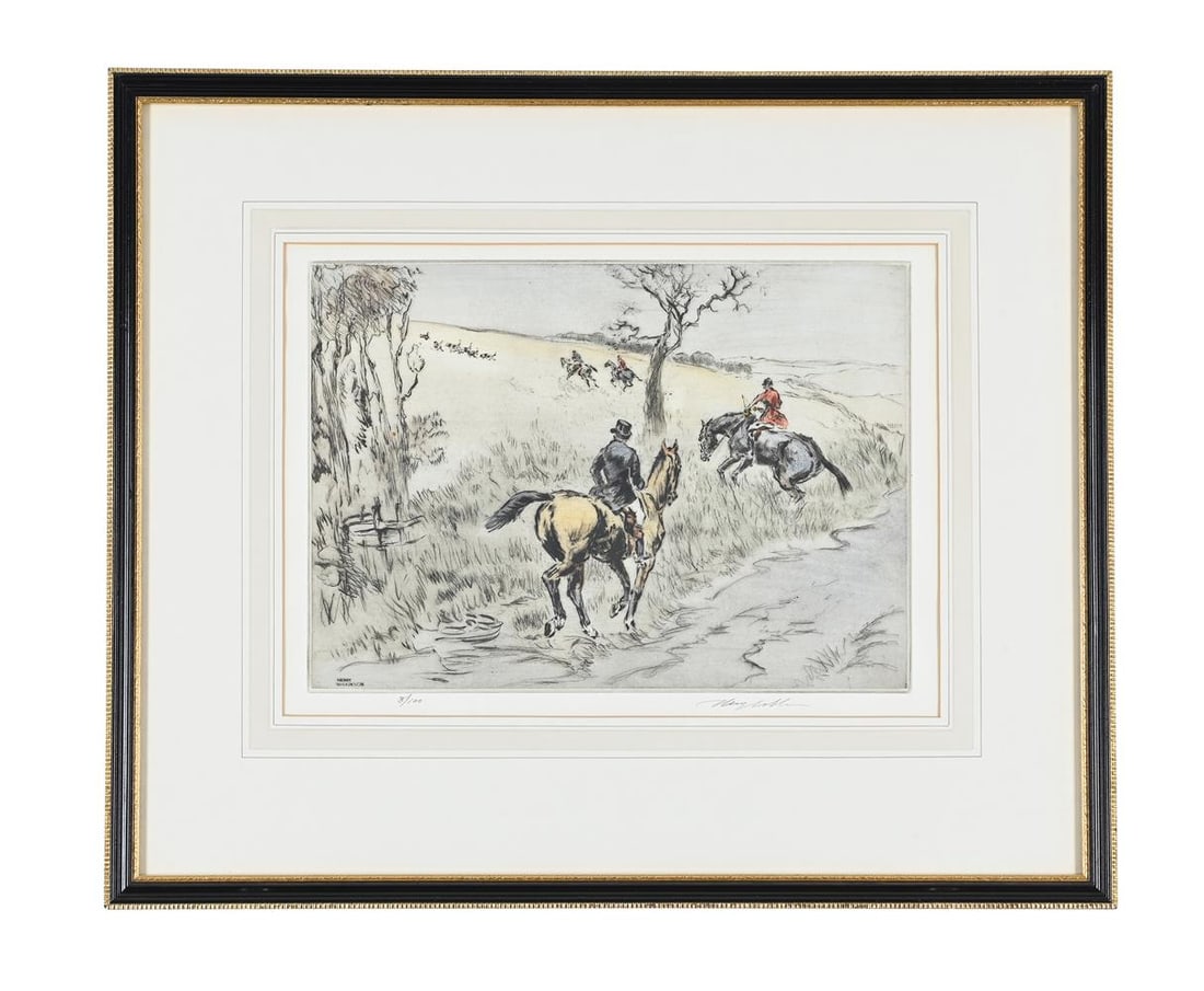 λ HENRY WILKINSON (BRITISH 1921-2011), THE HUNT, A SET OF TWO - 3