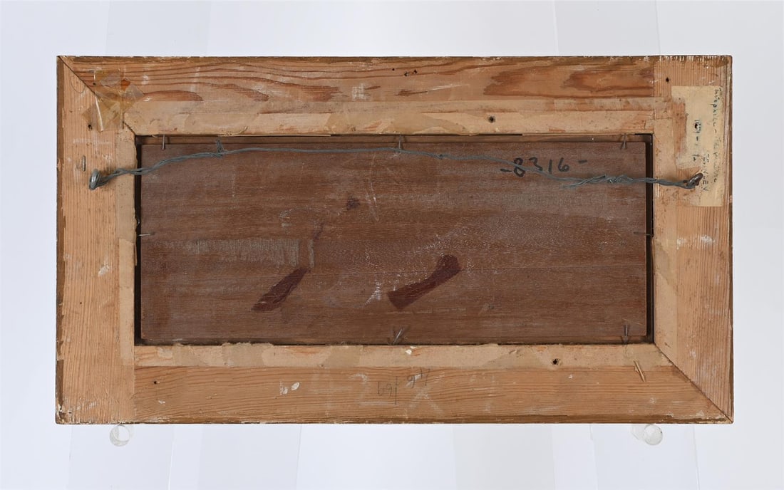 AUGUSTE MICHEL COLLE (FRENCH 1872-1949), BOATS MOORED ALONG A RIVER BANK - 3