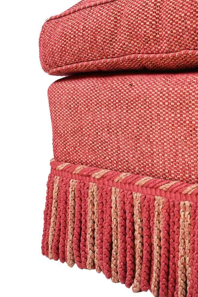 A PAIR OF HOWARD CHAIRS LTD FOOT STOOLS, 20TH CENTURY - 3