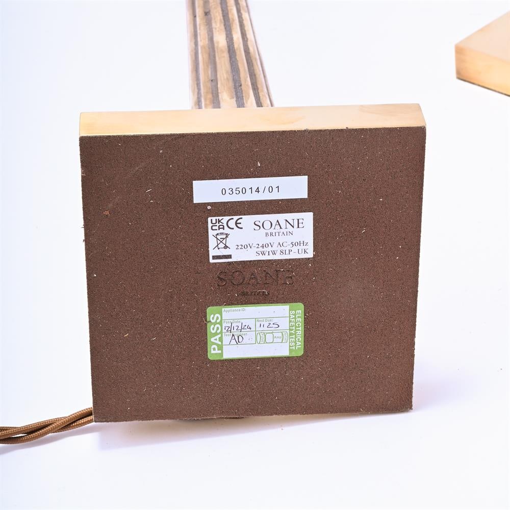 A PAIR OF SOANE BRITAIN LACQUERED BRASS TABLE LAMPS, IN LOUIS PHILIPPE STYLE, MODERN - 2