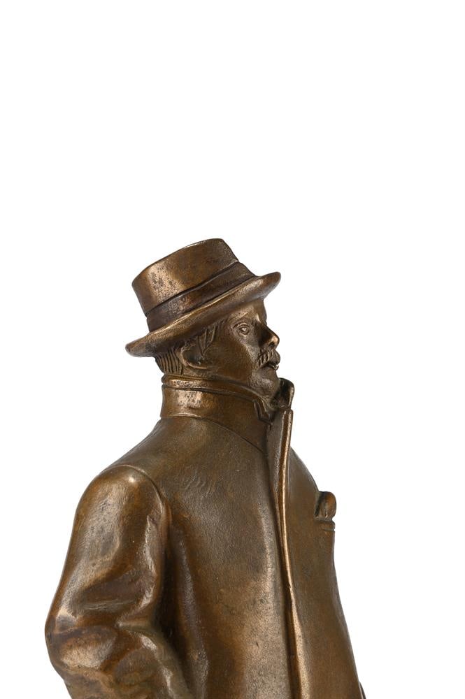 AFTER PRINCE PAUL TROUBETZKOY (RUSSIAN, 1866-1938), A BRONZE FIGURE OF PUCCINI, 20TH CENTURY - 2