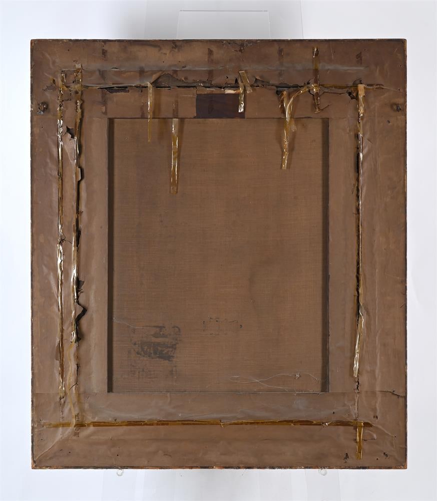 ENGLISH SCHOOL (19TH CENTURY), PORTRAIT OF LADY WEARING LACE CAP AND BROWN DRESS - 3