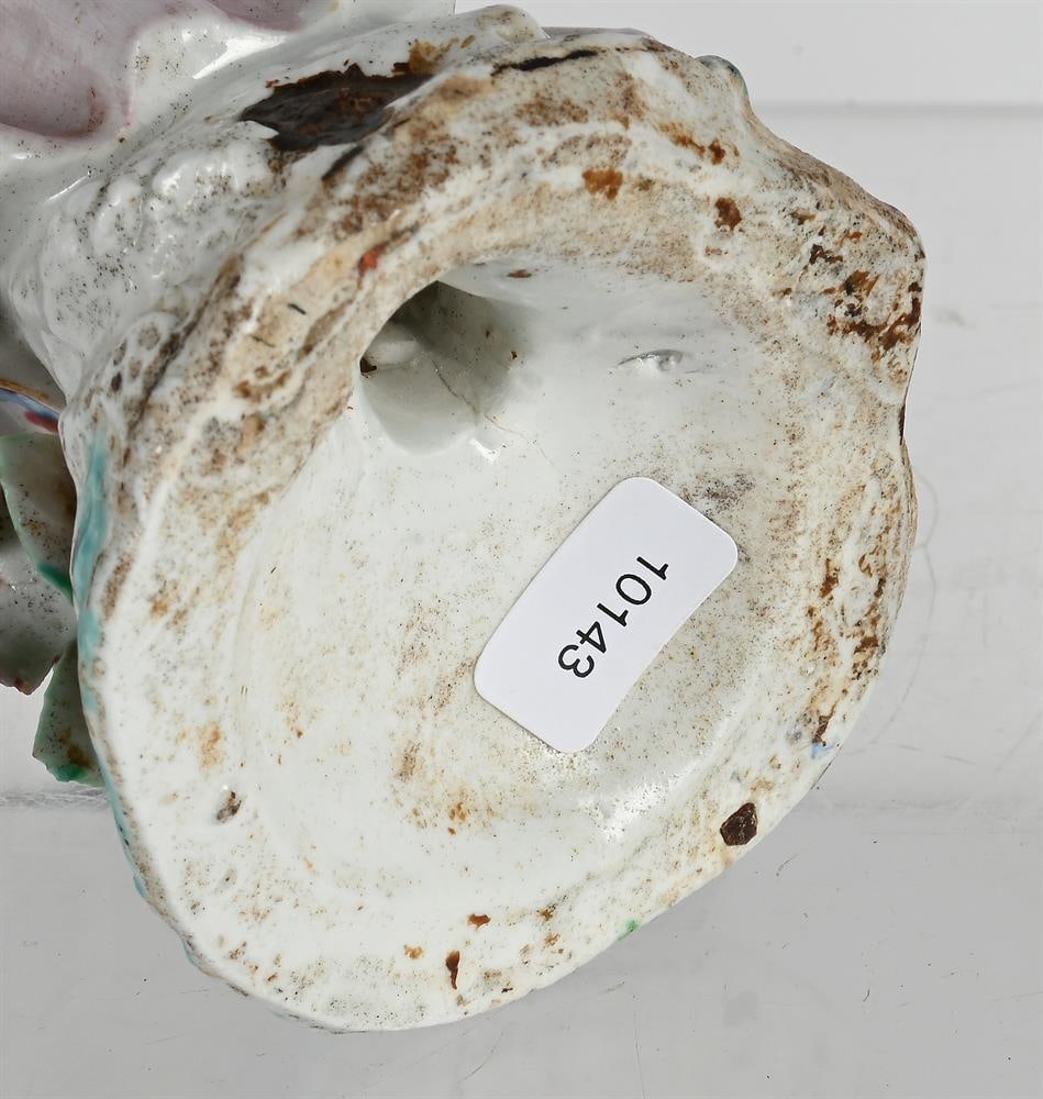 A BOW PORCELAIN MODEL OF THE FEMALE 'NEW DANCER', CIRCA 1760 - 3