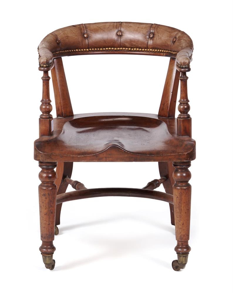 A MAHOGANY OPEN TUB CHAIR, CIRCA 1835-1840 - 2
