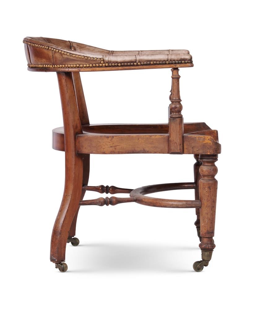 A MAHOGANY OPEN TUB CHAIR, CIRCA 1835-1840 - 3