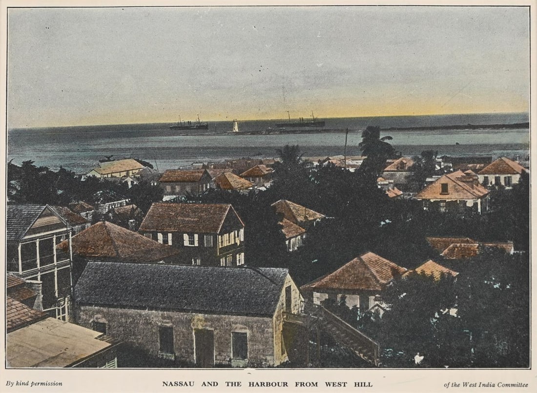 A GROUP OF SIX VIEWS OF THE BAHAMAS, (LATE 19TH CENTURY AND LATER) - 4