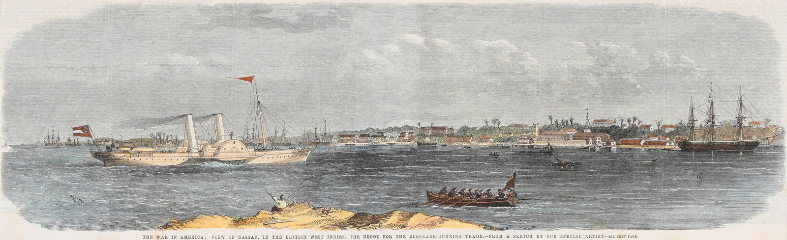 A GROUP OF SIX VIEWS OF THE BAHAMAS, (LATE 19TH CENTURY AND LATER) - 5