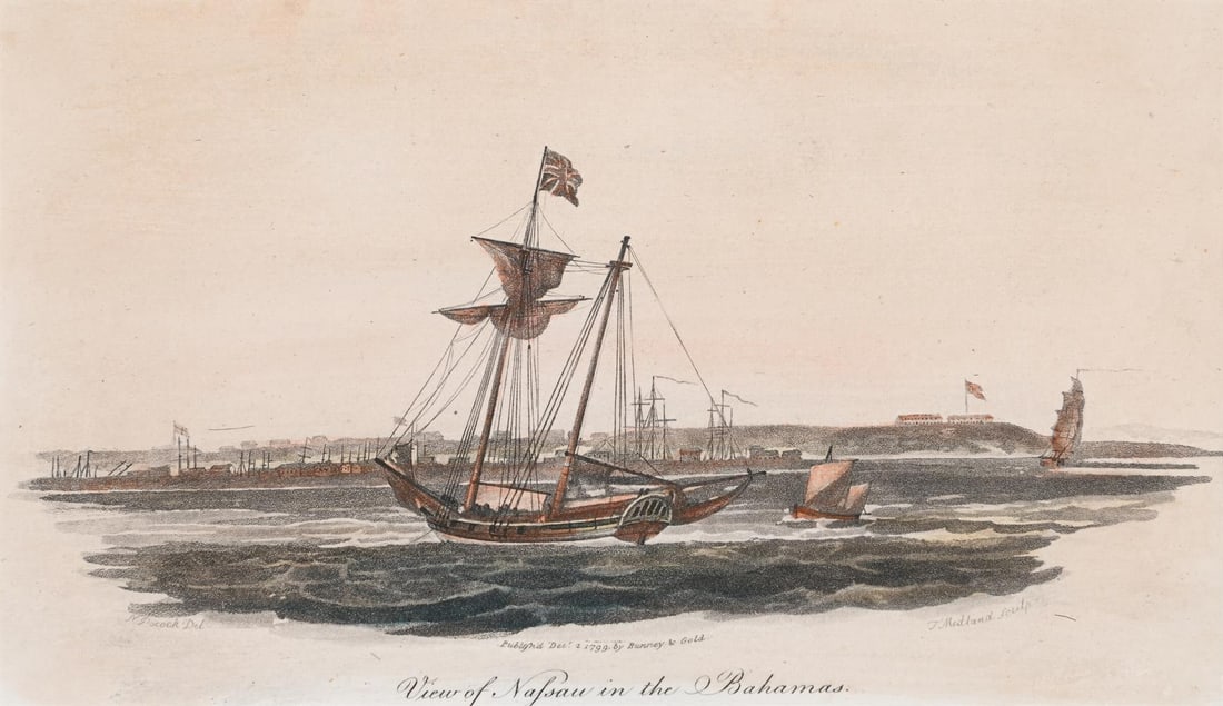 A GROUP OF SIX VIEWS OF THE BAHAMAS, (LATE 19TH CENTURY AND LATER) - 9