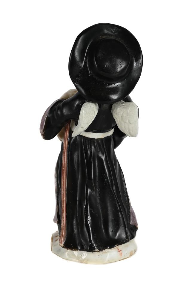 A CHELSEA PORCELAIN MODEL OF CUPID IN DISGUISE, CIRCA 1756 - 2