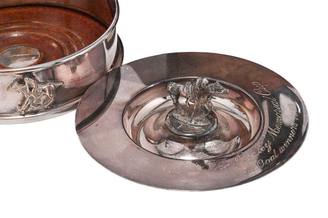 A SELECTION OF SILVER PLATED POLO RELATED ITEMS, MODERN - 3