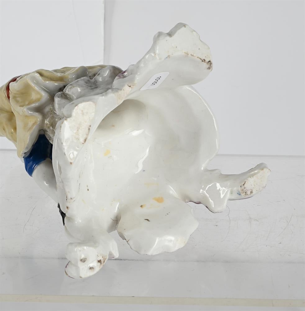 A BOW PORCELAIN MODEL EMBLEMATIC OF WINTER FROM A SERIES OF THE FOUR SEASONS, CIRCA 1765 - 3