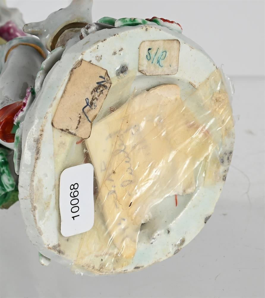 A BOW PORCELAIN MODEL OF A SHEPHERD, CIRCA 1765 - 3