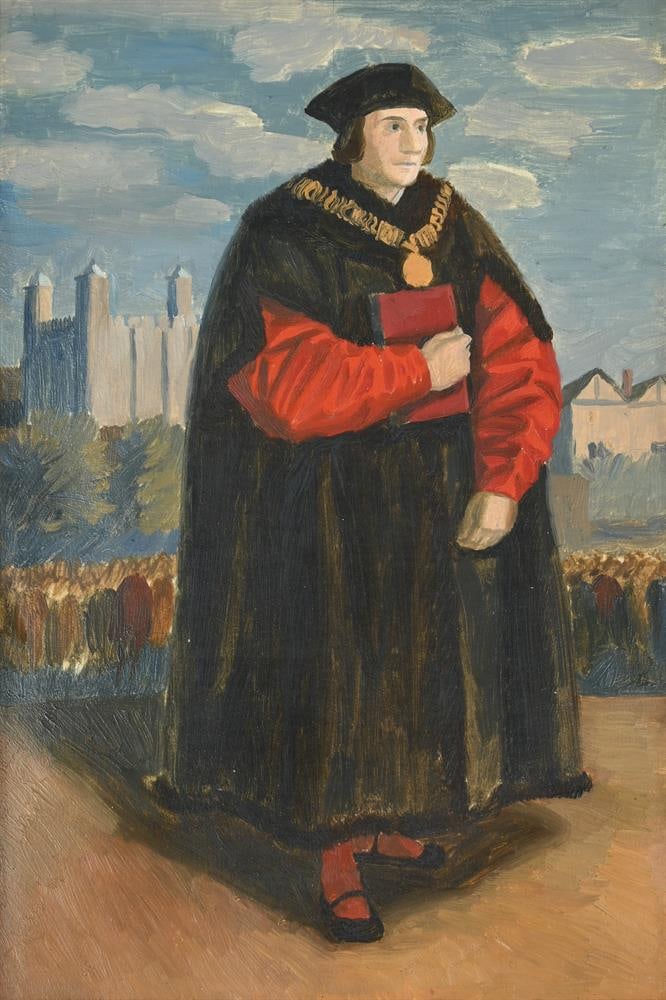 CHARLES MAHONEY (BRITISH 1903 - 1968), FINAL DESIGN FOR THOMAS MOORE ALTAR (1 of 3)