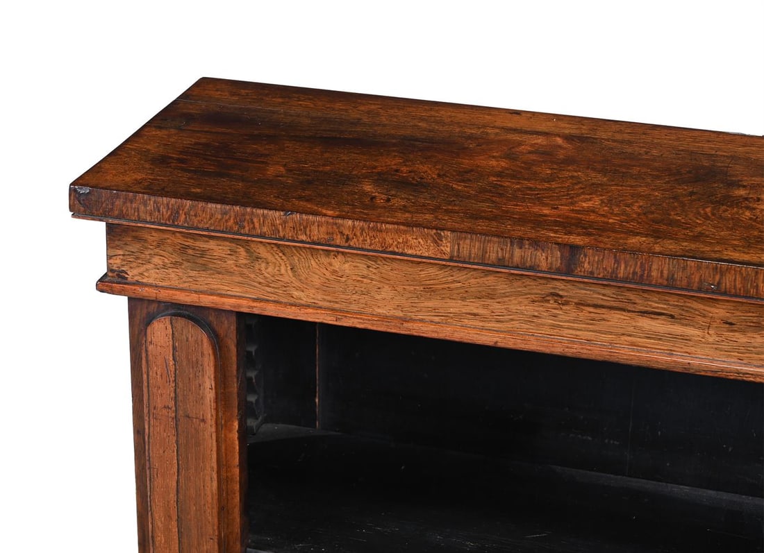 Y A WILLIAM IV ROSEWOOD OPEN BOOKCASE, CIRCA 1835 - 2