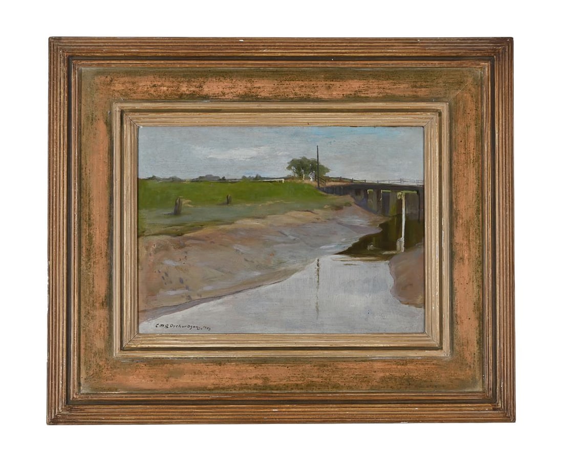 CHARLES MOXON QUILLER ORCHARDSON (BRITISH 1873-1917), LOCK GATES, RYE (1 of 4)