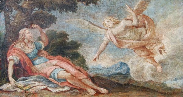 Venetian School (18th century) Gabriel before Jaco