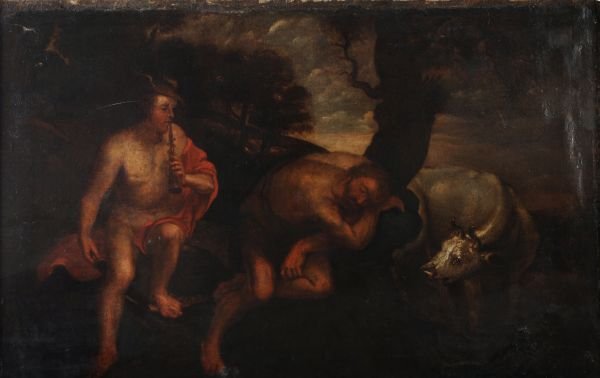 After Sir Peter Paul Rubens Mercury and Argus Oil