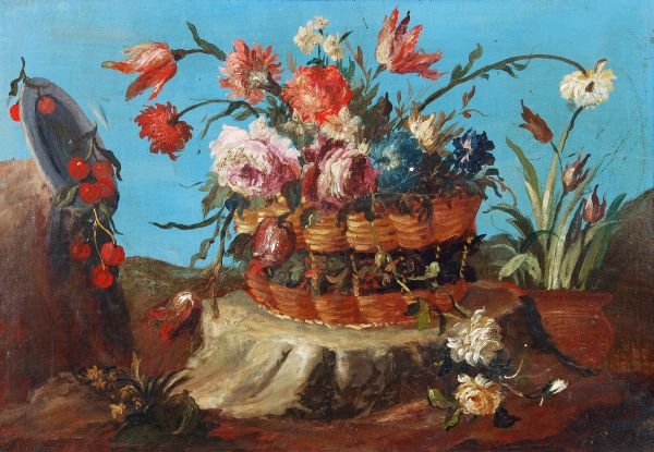 Italian School Still lifes A pair, oil on canvas 4 - 2