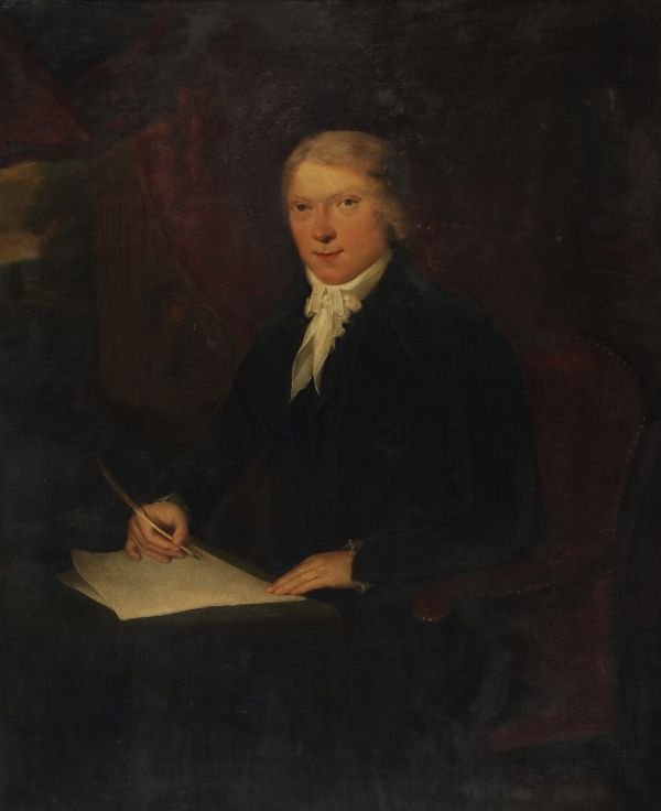 English School (early 19th century) Portrait of a