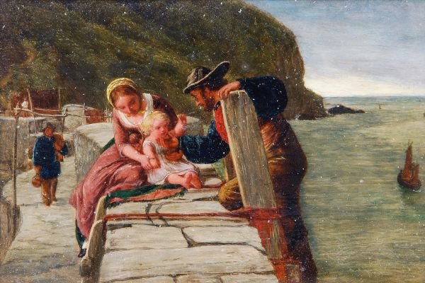 James Clarke Hook (1819-1907) The Fisherman's Good