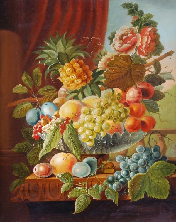 Johannes Cornelis de Bruyn (c.1800-1844) Still lif