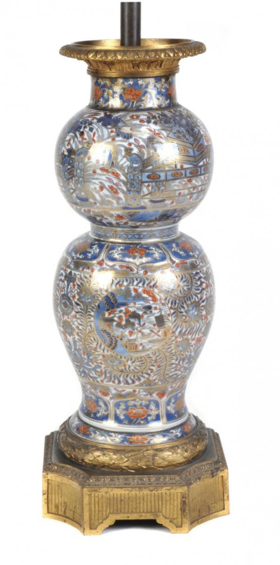 A Chinese porcelain double gourd vase , 19th centu
