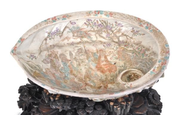 A Chinese famille rose porcelain hexagonal jardini - 4