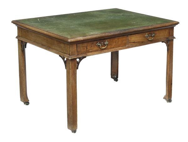 A George III mahogany writing table , circa 1790,