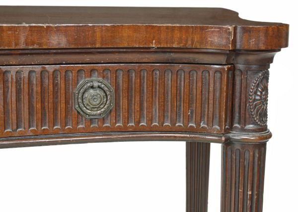 A mahogany serving table, in George III style , ci - 3