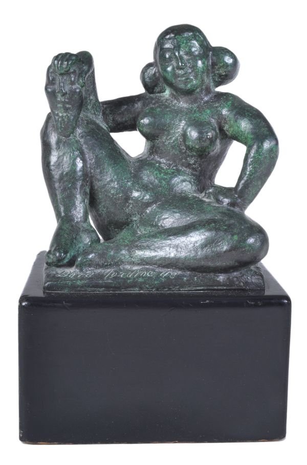 Dora Gordine (1898-1991) Little Polish Girl Bronze