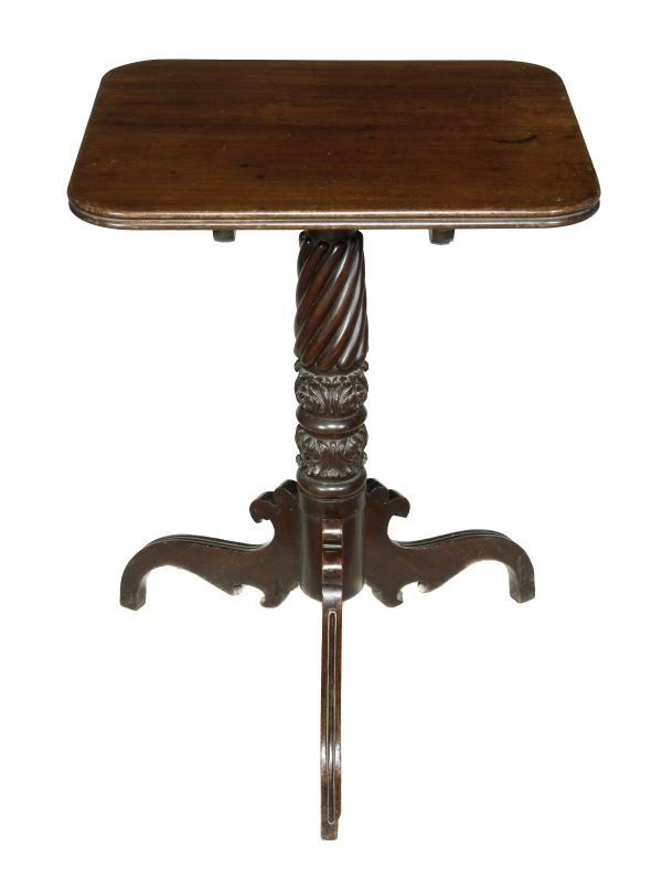 A William IV mahogany tripod table, circa 1835, m