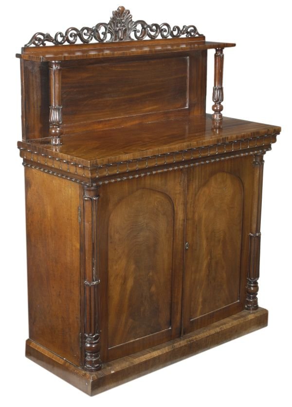 A William IV mahogany side cabinet, circa 1835, s
