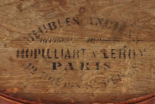 A French tulipwood and marquetry commode, in 18th - 5