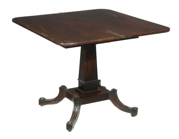 A Regency mahogany folding table , circa 1815, D-s - 2