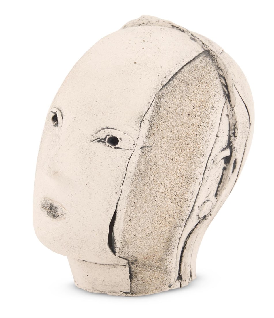 λ CHRISTIE BROWN (BRITISH, B. 1946), FEMALE HEAD (1 of 2)