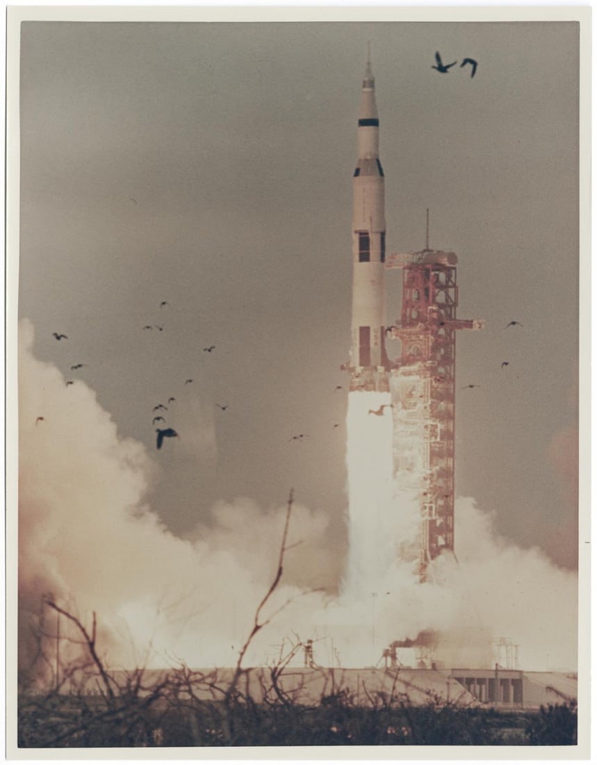 [Apollo 9] MAJESTIC LIFTOFF OF THE MIGHTY SATURN?V (1 of 2)
