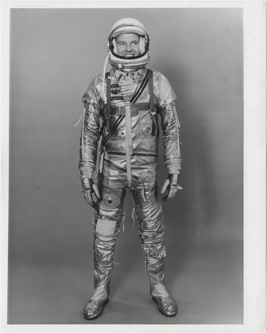 [Mercury Atlas 9] GORDON COOPER: PORTRAIT BEFORE HIS FINAL SOLO AND FIRST DAY-LONG U.S. SPACEFLIGHT (1 of 2)